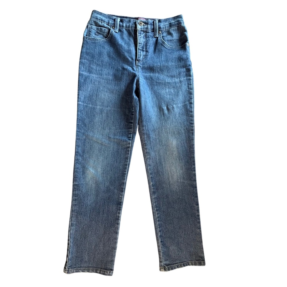 Gloria Vanderbilt Amanda Jeans Women 6P Blue Excellent Tapered High Rise Stretch
